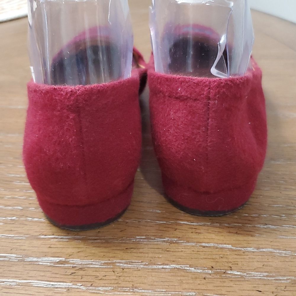 Tory Burch Maroon Navy Antonio Loafers, Size 7, Excellent Condition - Picture 5 of 11